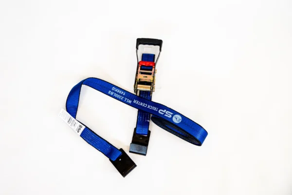2”x27’ Rubber Ratchet Strap with Flat Hook - Image 2