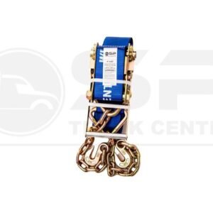 4” x 40’ Ratchet Strap w Chain Anchor