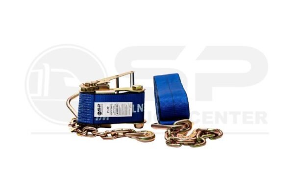 4” x 40’ Ratchet Strap w Chain Anchor - Image 3