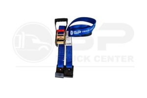 2”x27’ Rubber Ratchet Strap with Flat Hook