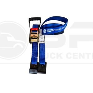2”x27’ Rubber Ratchet Strap with Flat Hook